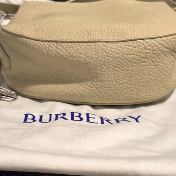 Burberry Equestrian Knight Leather Sling Bag Hunter and CANVAS DUST BAG NWT - Picture 14 of 14